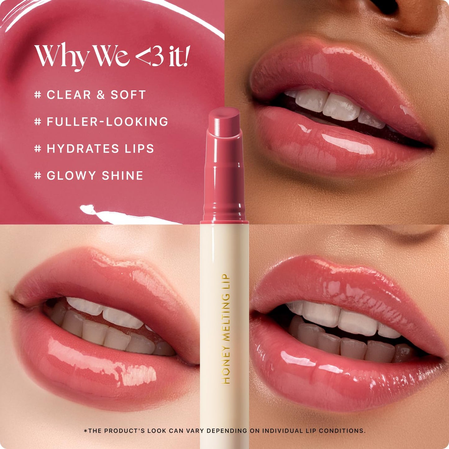Nature Republic HONEY MELTING LIP (03 BERRY) SOFT LIP STICK, Hydrating Gloss, Moisturizing balms, Sheer tint, Shine & Glowy Finish, korean make up Nature RepublicAu supplements