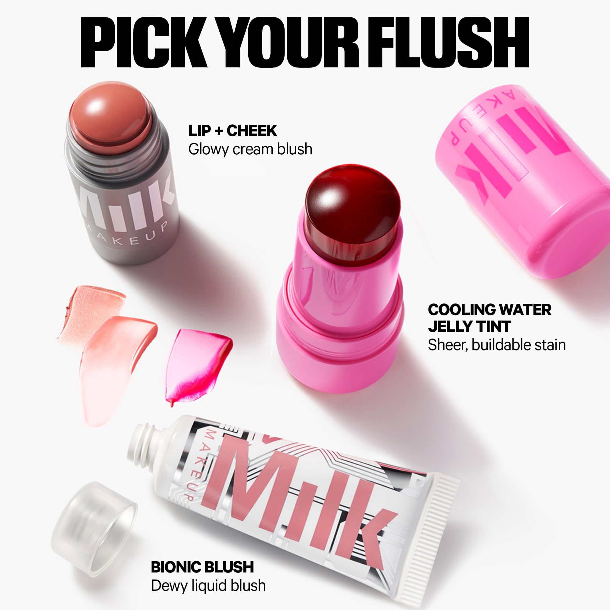 Milk Makeup Cooling Water Jelly Tint – Long-Lasting Sheer Lip + Cheek Stain with Firming Vegan Collagen + Hydrating Aloe – Transfer Proof, Buildable Lip Tint + Blush – Chill (Red), 0.17 oz Milk Makeup Au supplements
