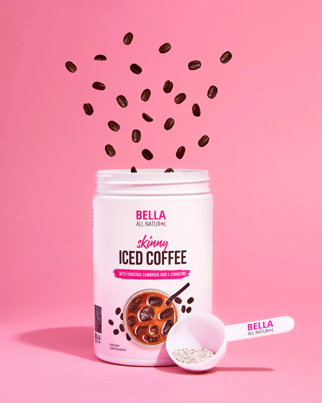 Bella All Natural Skinny Iced Coffee - Good Taste - 500 Grams Bella All Natural uk supplements