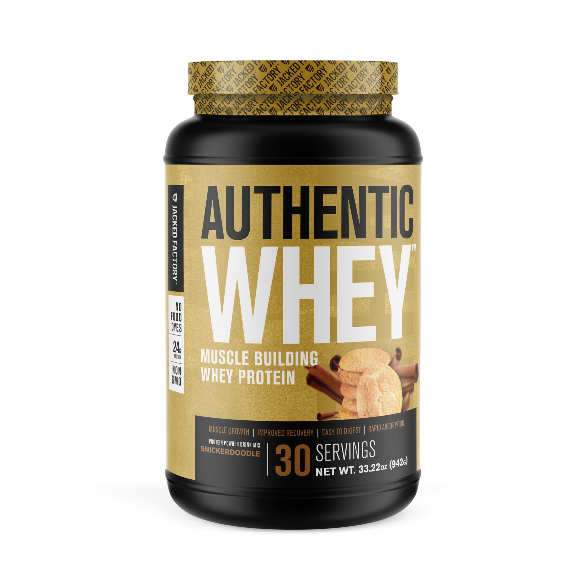 Jacked Factory Authentic Whey Muscle Building Whey Protein Powder - Low Carb Jacked Factory Au supplements