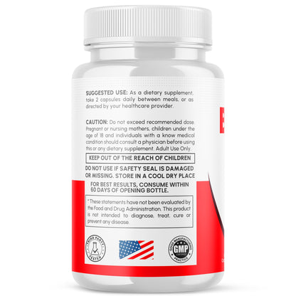 (2 Pack) BioGlyco Flow Blood Optimizer Capsules, Official BioGlyco Flow Pills with All Natural Ingredients, Advanced Health and Wellness Supplement with Maximum Strength Multivitamins (120 Capsules) MJOAu supplements