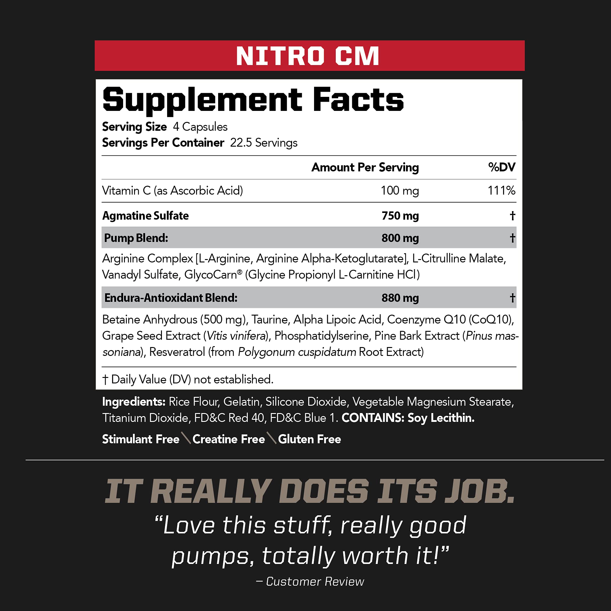 PMD NitroCM PMD Au supplements