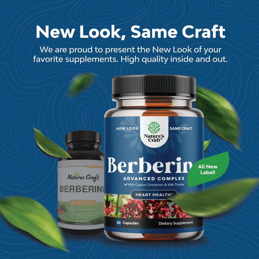 Balancing Berberine Plus 1200mg Per Serving Complex - Antioxidant Berberine with Ceylon Natures Craft uk supplements