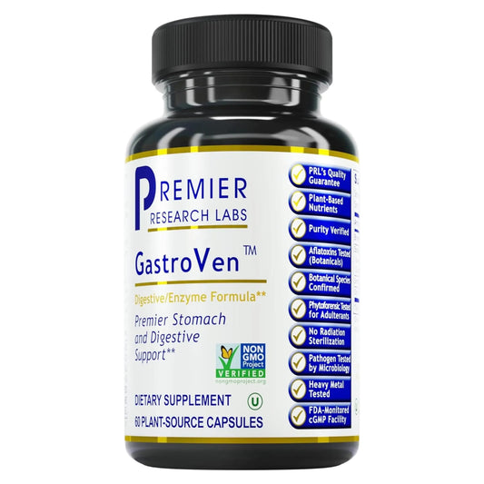 Premier Research Labs GastroVen - Digestive Enzymes for Women & Men, Digestive Health Supplement, Supports Healthy Gut Microbiome w/Bromelain, Ginger - 60 Capsules Premier Research LabsAU supplements