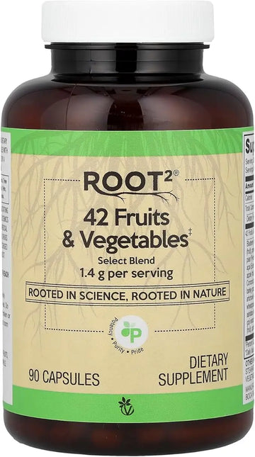 Vitacost Root2®, 42 Fruits & Vegetables, 90 Capsules Vitacost Brand Au supplements
