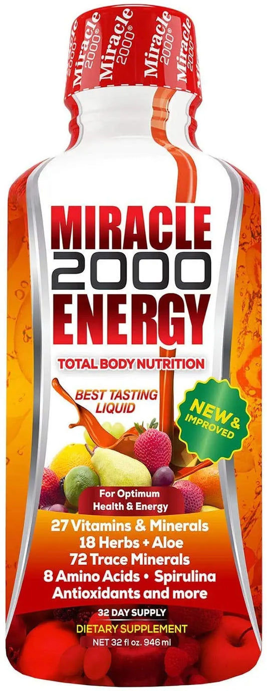 Century Systems - Miracle 2000, Complete Liquid Multivitamin and Mineral Supplement with Amino Acids and Antioxidants, 32 Ounces Century SystemsAU supplements