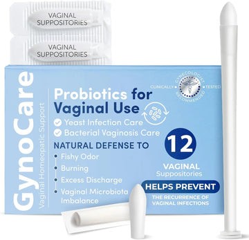 Vaginal Probiotics for Women | Boric Acid For Women | pH Balance for Women | Yeast Infection Care | Natural Defense Against Fishy Odor, Burning and Excess Discharge | 12 Vaginal Suppositories Terramed Just Think Comfort Au supplements