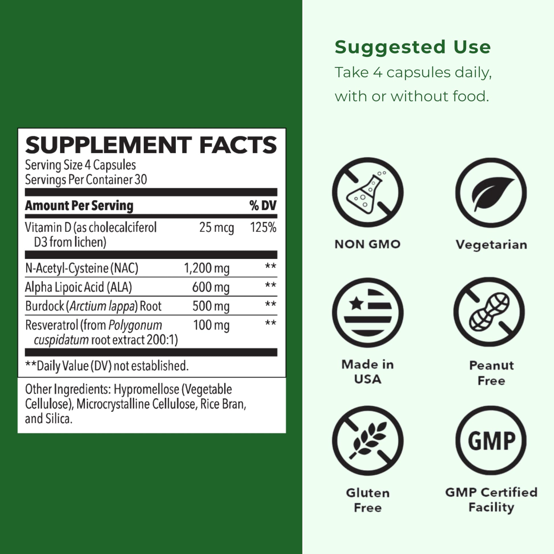 LifeSeasons Kidney Support Supplement – Cellular Protection with NAC, Alpha Lipoic Acid, Resveratrol, Burdock Root & Vitamin D3 – Supports Detox, Oxidative Stress & Renal Function – 120 Capsules LifeSeasons Au supplements