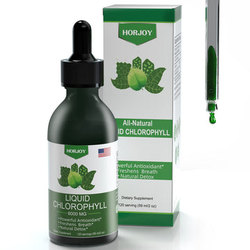 Chlorophyll Liquid Drops - 100% Natural Energy Booster and Immune Support - Internal Horjoy Au supplements