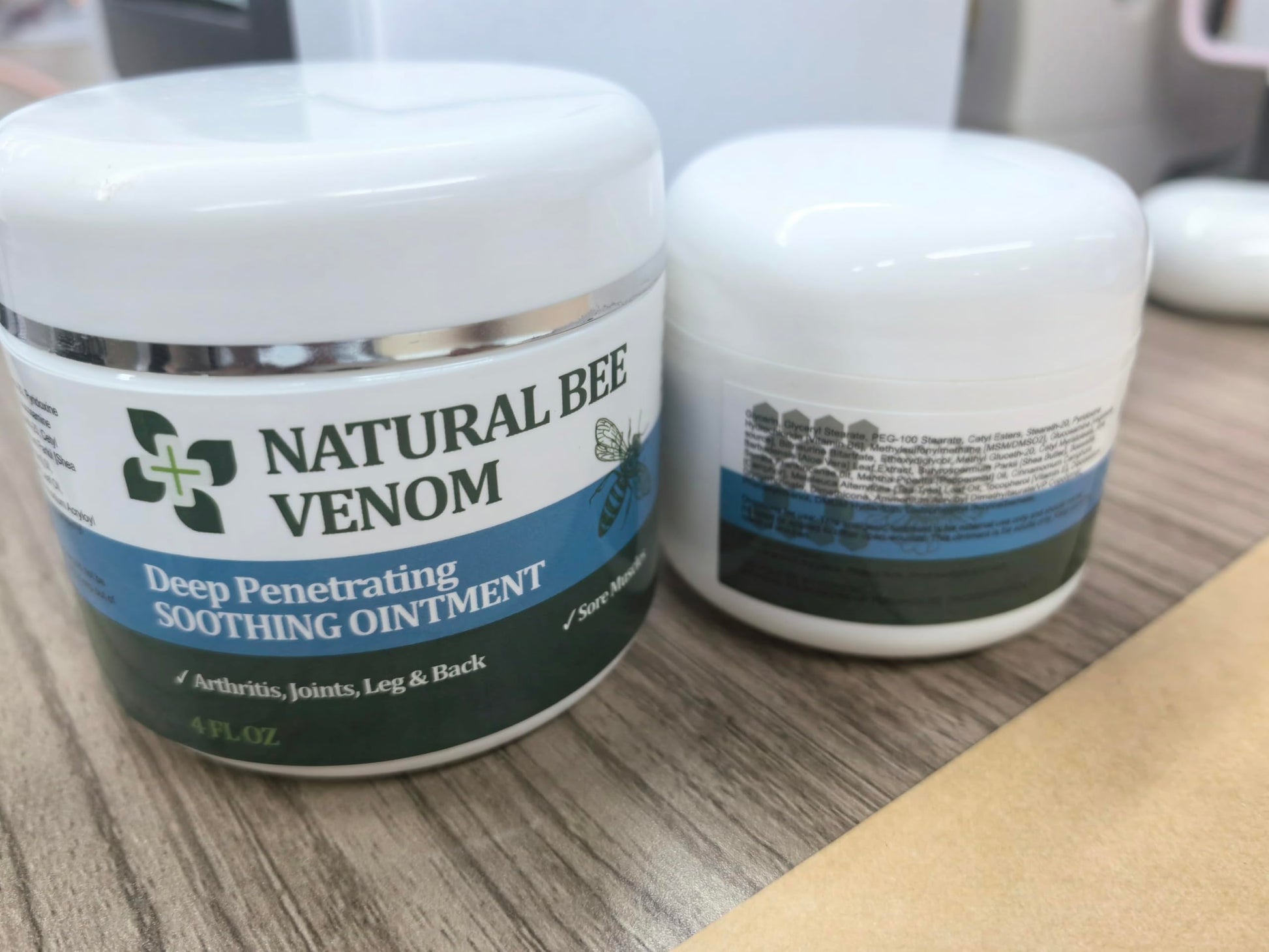 PIBIOOMAP Bee Venom Serum Joint & Muscle & Bone Cream, Pure Natural Ingredients, Fast Acting, Relief Back, Shoulder, Back, Neck, Hands, Elbows, Feet, Leg, Knees, Ankle, for Adults, Elderly PIBIOOMAP Au supplements
