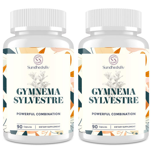 Sundhedsliv 16 in 1 Blxxd Sugr Effective Gymnema Sylvestre Supplement 2100MG | with Berberine, Cinnamon, Bitter Melon | Vitamins, Magnesium & Chromium | 2Pack SundhedslivAu supplements
