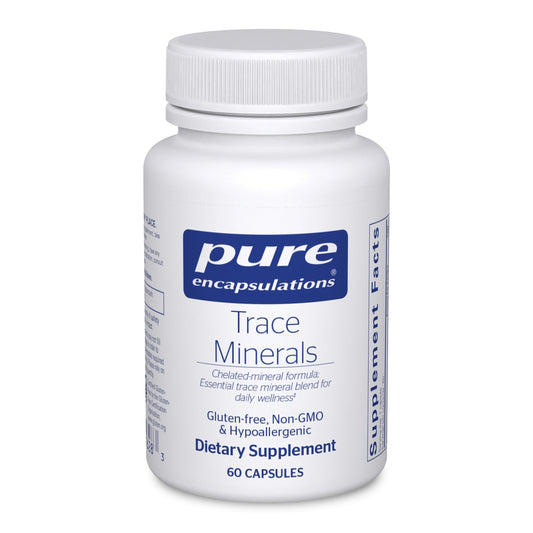 Pure Encapsulations Trace Minerals - Multimineral Supplement - Mineral Supplement - Supports Metabolism & Cellular Function* - Gluten Free & Vegan - 60 Capsules Pure EncapsulationsUS supplements