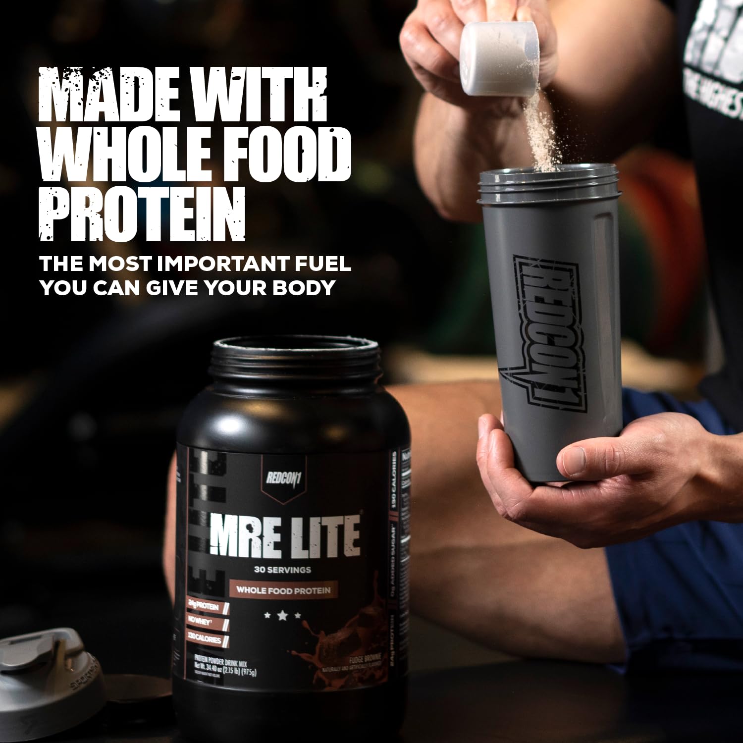 REDCON1 MRE Lite Whole Food Protein Powder, Oatmeal Chocolate Chip - Low Carb REDCON1 Au supplements