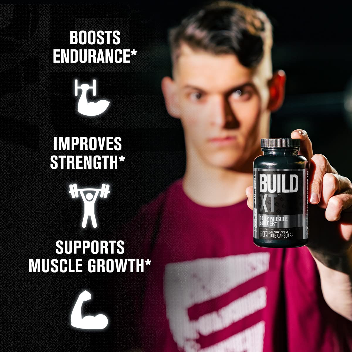 Jacked Factory Nitrosurge Pre-Workout in Cherry Limeade & Build XT Muscle Building Jacked Factory Au supplements