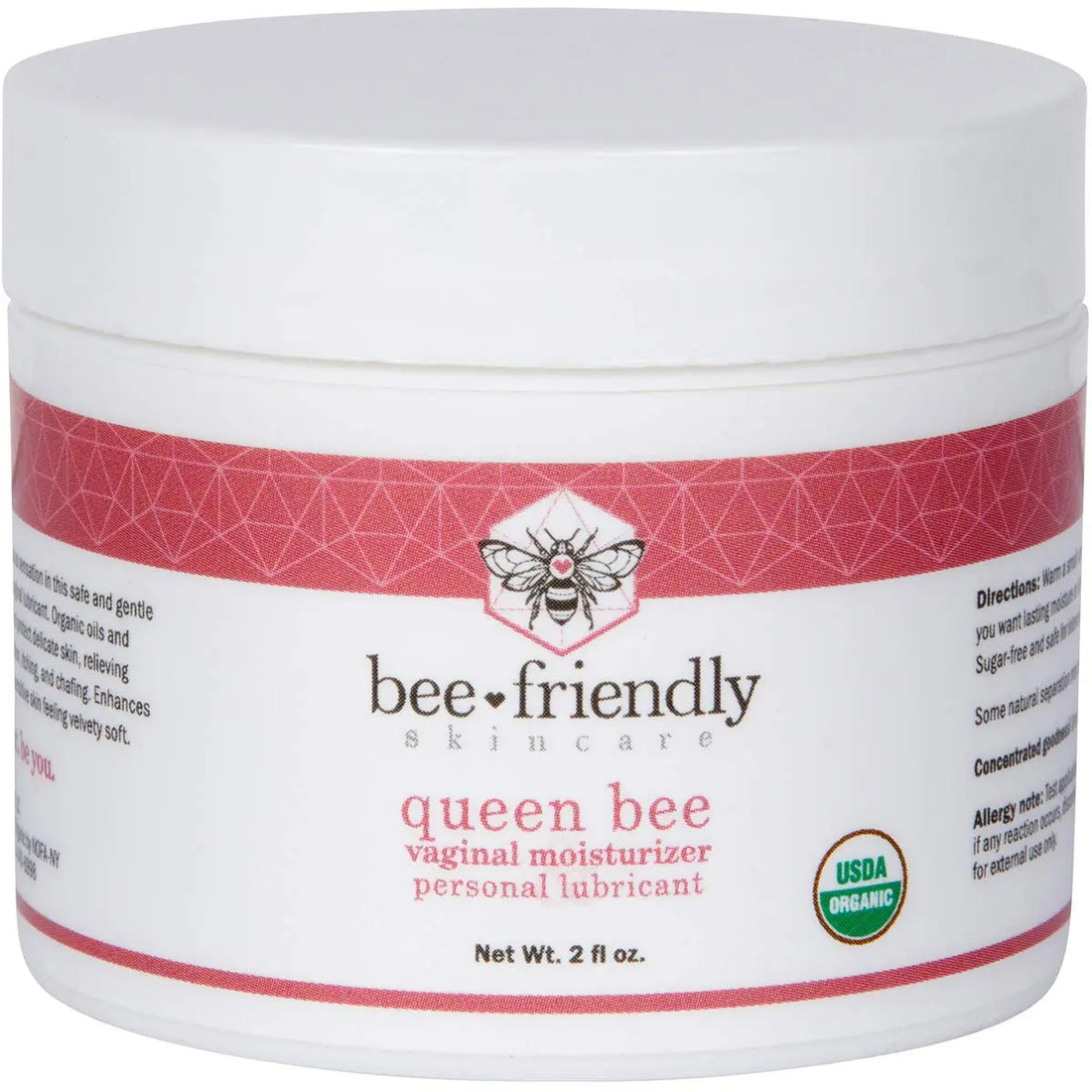 BeeFriendly Organic Vaginal Moisturizer, USDA Certified, Natural Vulva Cream For Dryness BeeFriendly uk supplements