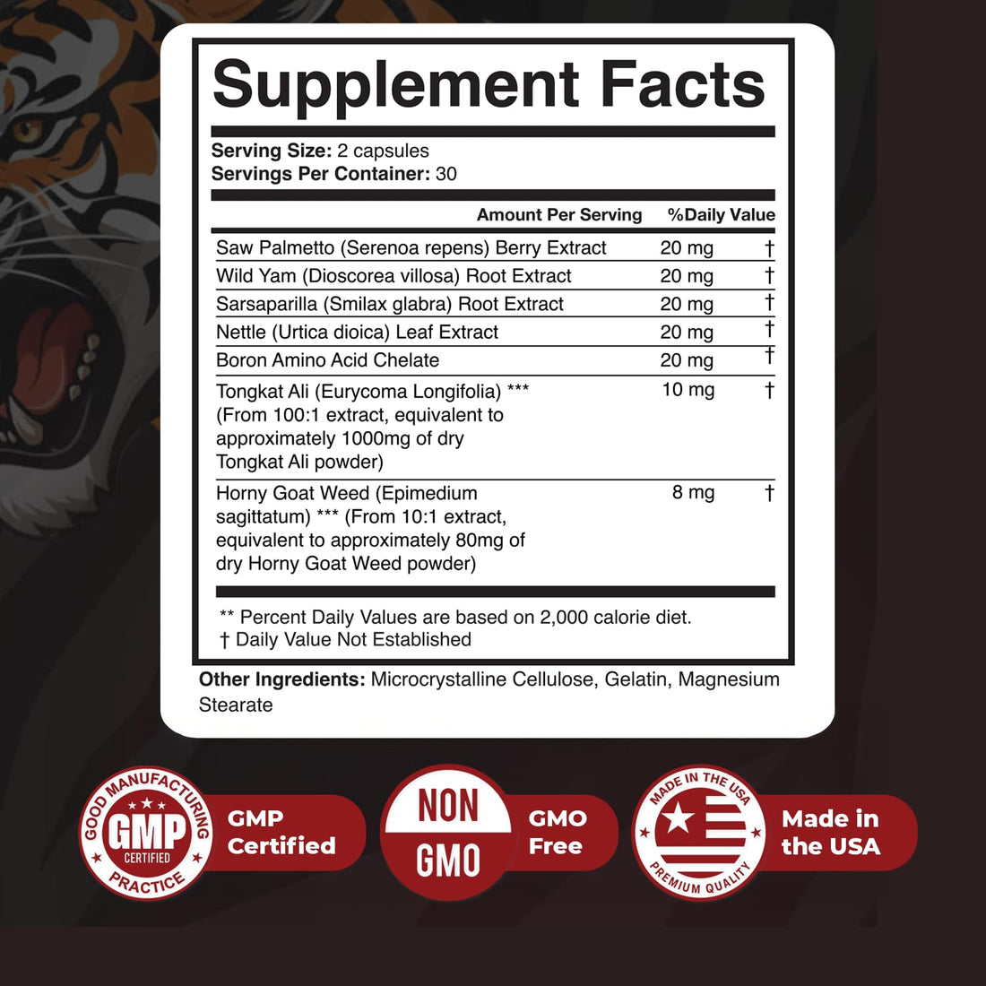 HunterPower – Hunter Power Daily Botanical Supplement with Saw Palmetto, Tongkat Ali, Nettle, Wild Yam & Horny Goat Weed – Non-GMO, Stimulant-Free Formula, Made in USA – 60 Capsules, 1 Month Supply Nature’s NutriWave uk supplements