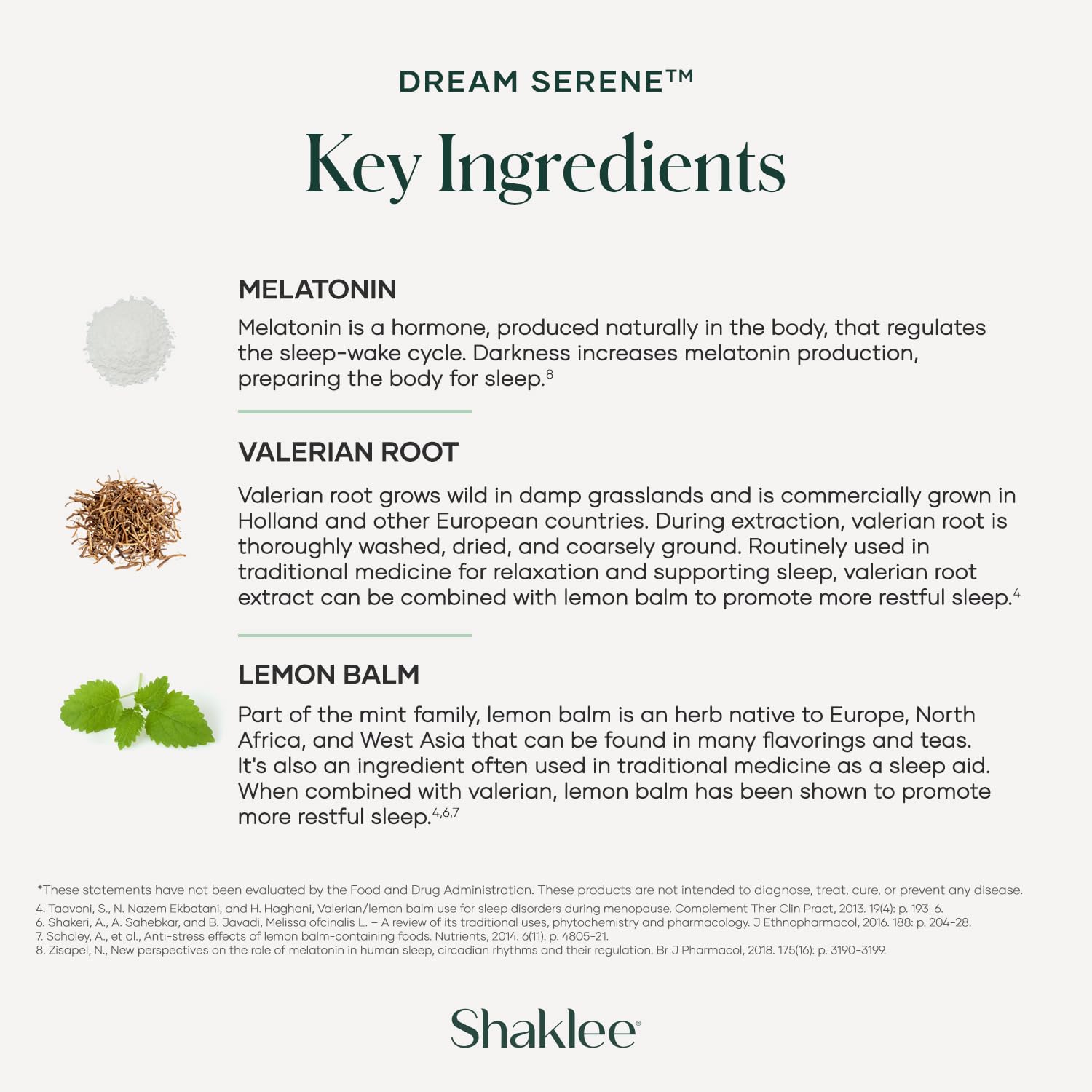 Shaklee - Dream Serene™ Melatonin Sleep Aid - Fall Asleep Faster, Wake Up Refreshed - with Melatonin, Valerian, Lemon Balm, L-Theanine - for Ultimate Beauty Sleep - 30 Softgels Shaklee Au supplements