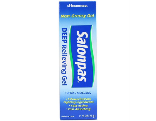 Salonpas Deep Relieving Gel - 2.75 oz, Pack of 2 SalonpasAu supplements