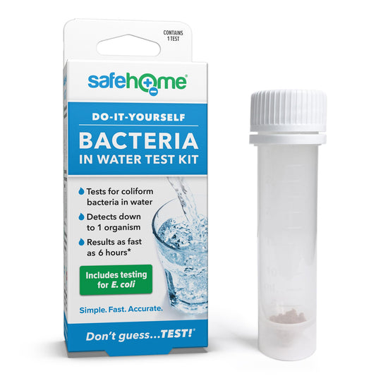 Safe Home® DIY Bacteria in Water Test Kit – Results as Fast as 6 Hours – Detects 50 Different Species of Coliform Bacteria – EPA Lab Certified – Made in the USA – (1 Pack) Safe HomeUS supplements