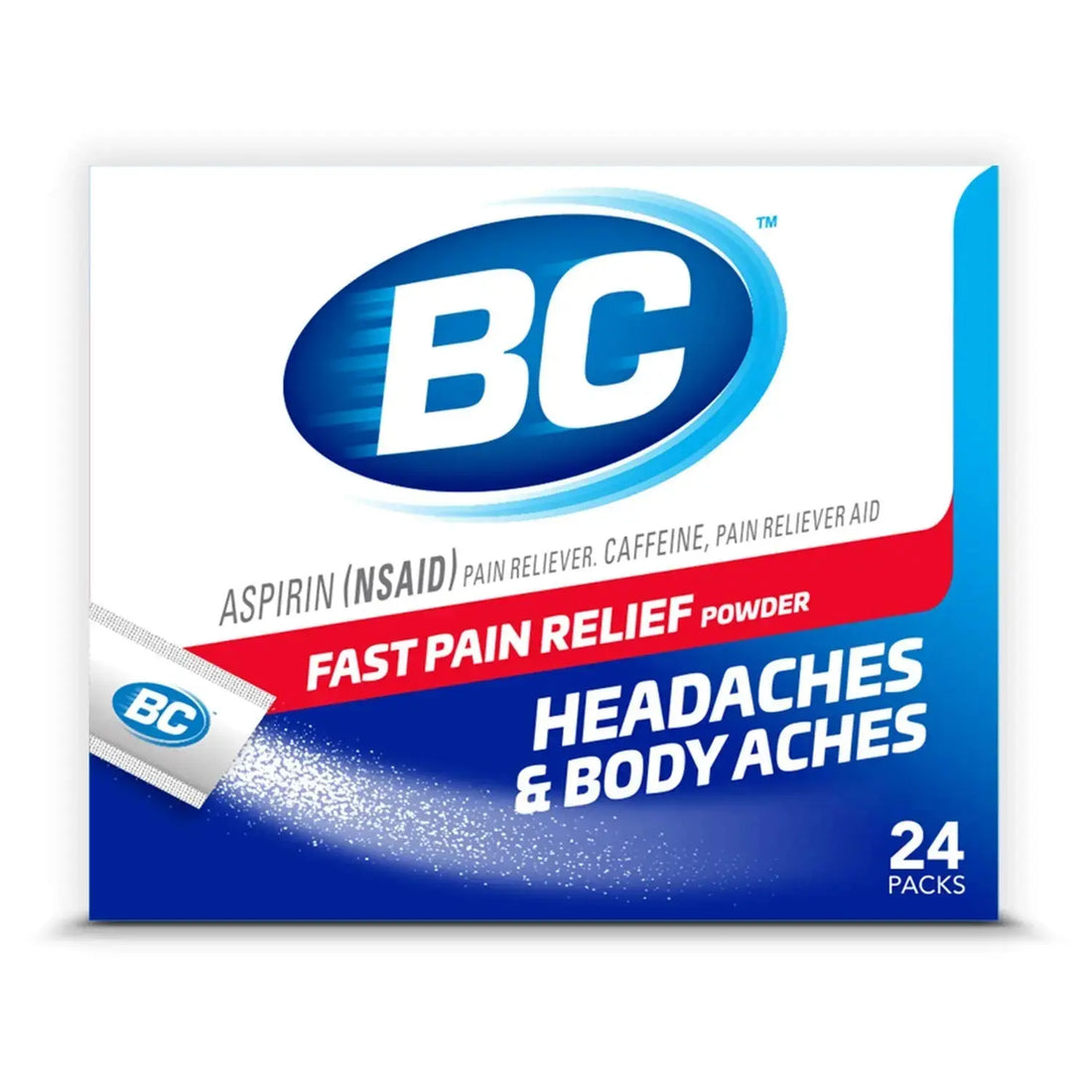 BC Powder Original Strength Pain Reliever, Aspirin Dissolve Packs, 24 Count (2 Pack) BC uk supplements