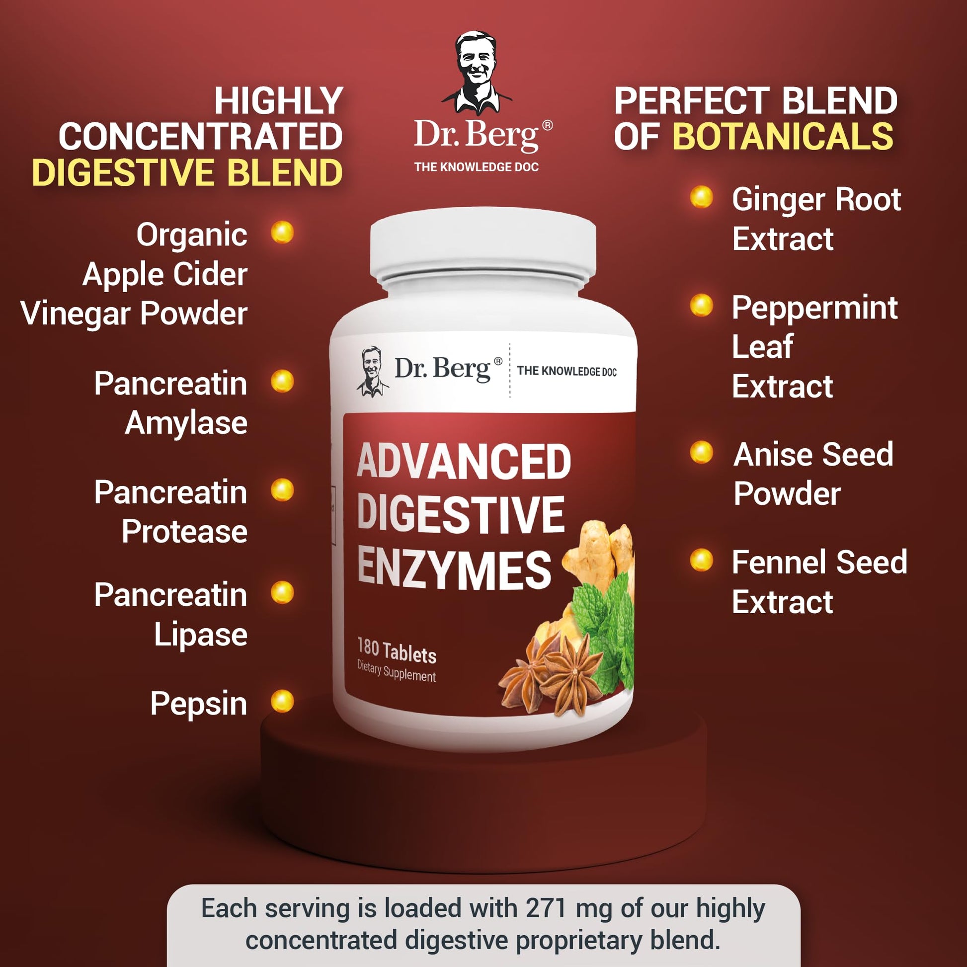 Dr. Berg Advanced Digestive Formula with Apple Cider Vinegar - Includes Digestive Health Dr. Berg Nutritionals Au supplements