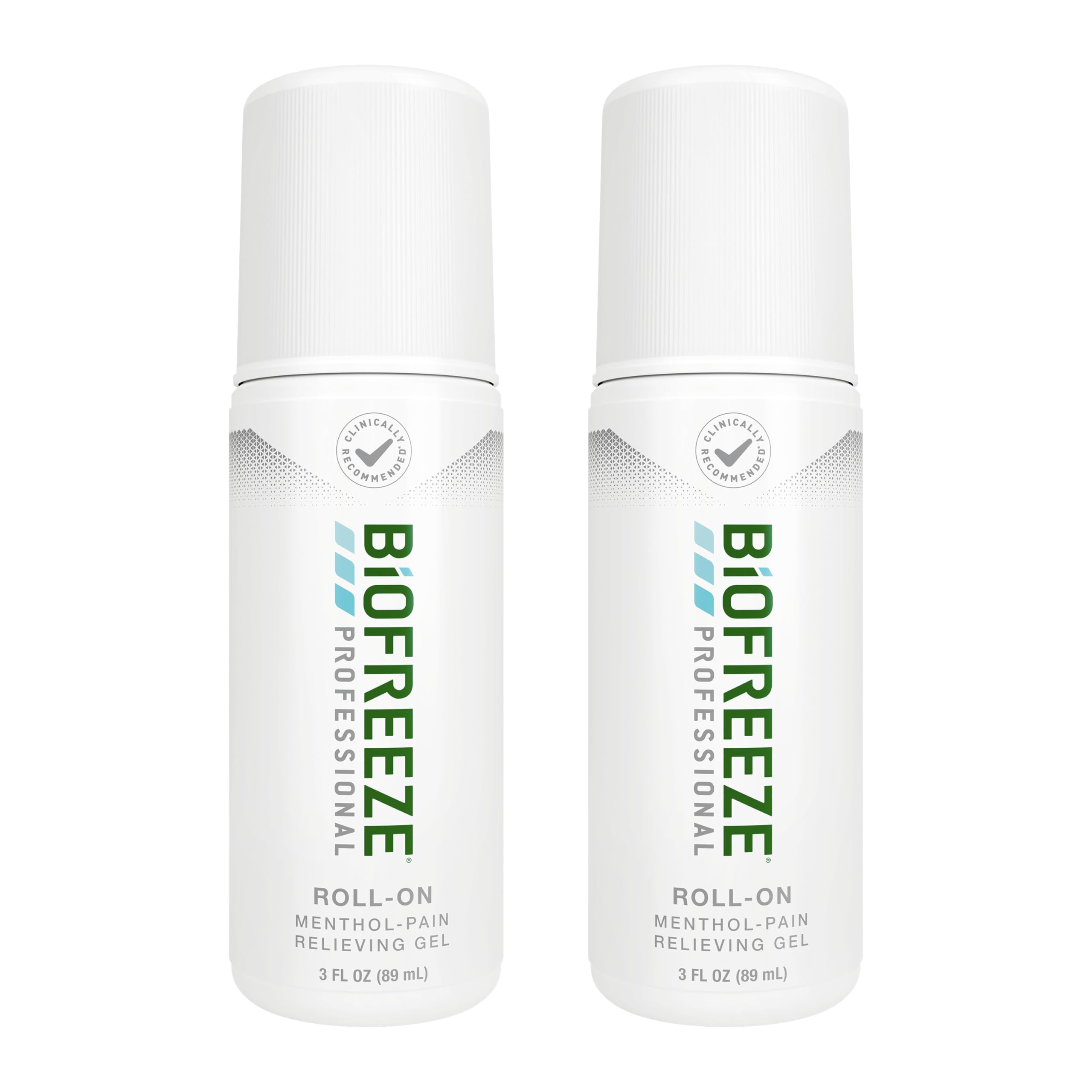 Biofreeze Professional Pain Relief Roll On, Knee & Lower Back Pain Relief, Arthritis Pain Reliever, Neck Pain Relief, Cooling Joint Pain Relief, Roll-On Menthol Gel 3 Fl Oz (Pack of 2) Biofreeze Au supplements