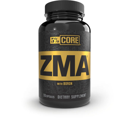5% Nutrition Core ZMA (with Boron) | Promotes Recovery by Restoring Levels of Zinc, Magnesium & Vitamin B-6 (90 Capsules) 5% NutritionAU supplements