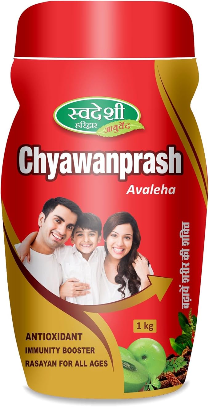 Chyawanprash Avaleha Classic Ayurvedic Recipe Rich in Natural Antioxidants Superfood Herbal Paste Traditional Inspired by Ayurveda with Ayurvedic Ingredients for Revitalize, Energize 1kg Swadeshi Haridwar Ayurved Au supplements