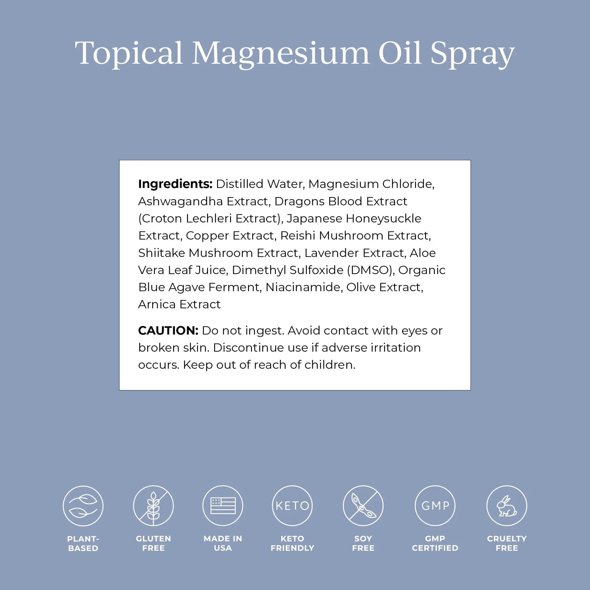CYMBIOTIKA Topical Magnesium Oil Spray for Body, USA Made, Supplement for Leg Cramps, Muscle, Joint Health & Sleep Support, Includes Magnesium Chloride, Lavender Extract, Aloe Vera - Skin Applicator CYMBIOTIKA Au supplements