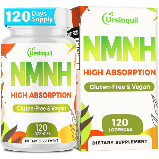 Sublingual NMNH 500mg (Dihydronicotinamide Mononucleotide) (120 Servings, NMNH 500mg per Serving) NAD Supplement to Boost NAD Levels as We Age, for Anti-Aging, Energy, Immunity, Focus - 120 Count UrsinquilBuy Supplements Australia