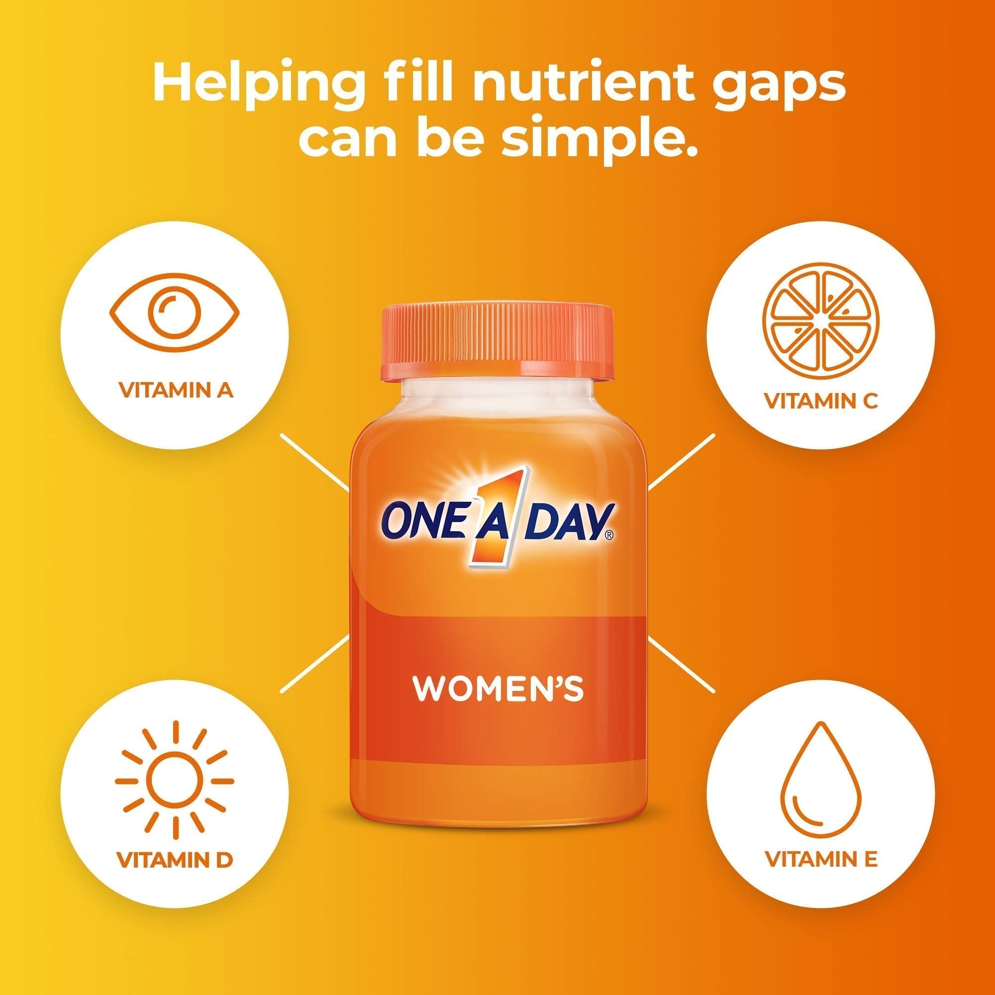 One A Day Women’s Multivitamin Gummies, Supplement with Vitamin A, C, D, E and Zinc ONE A DAY Au supplements