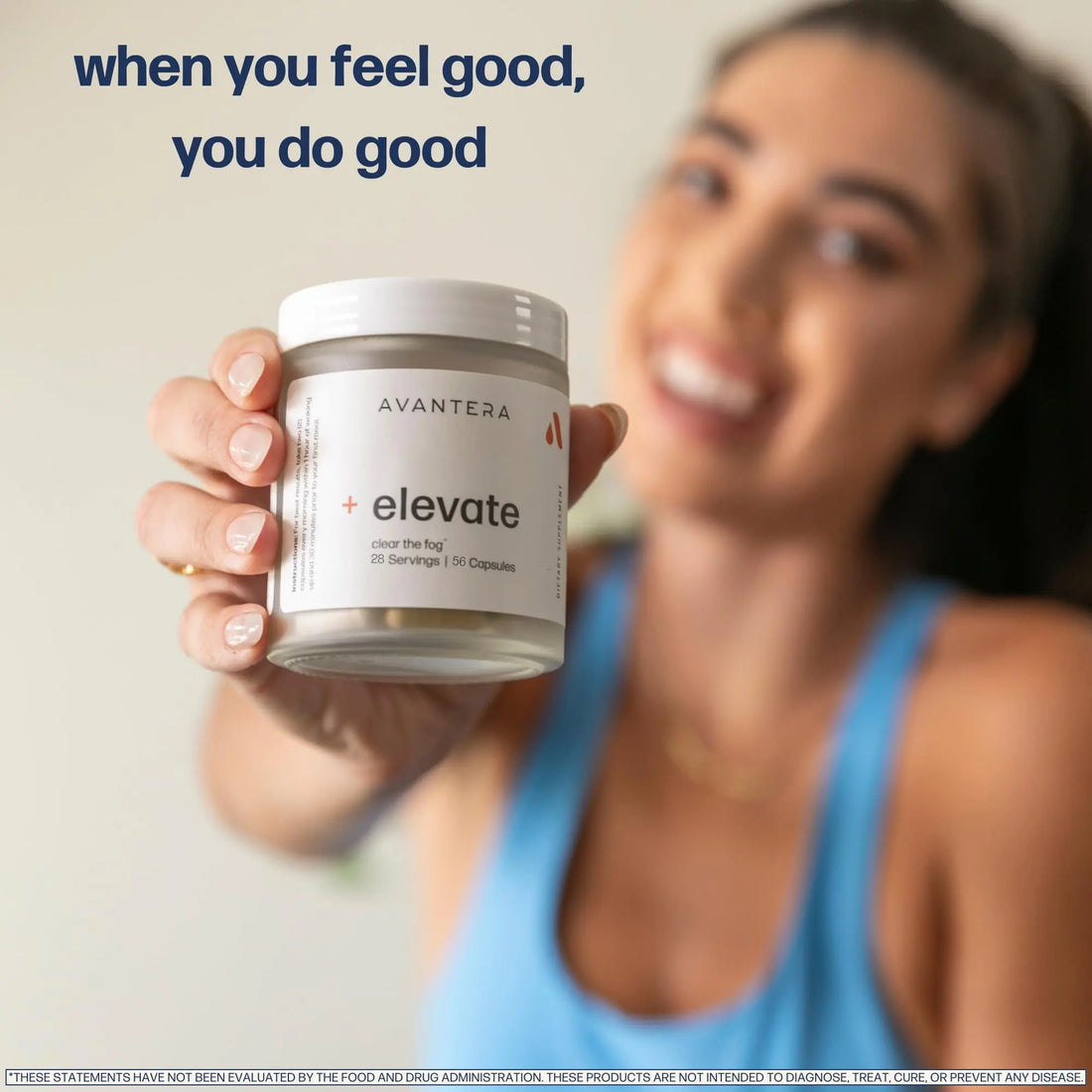 Avantera Elevate Premium Nootropic Supplement - Beat Brain Fog - Best Focus Supplements for Memory & Focus Support - Energy Without Crash Avantera uk supplements