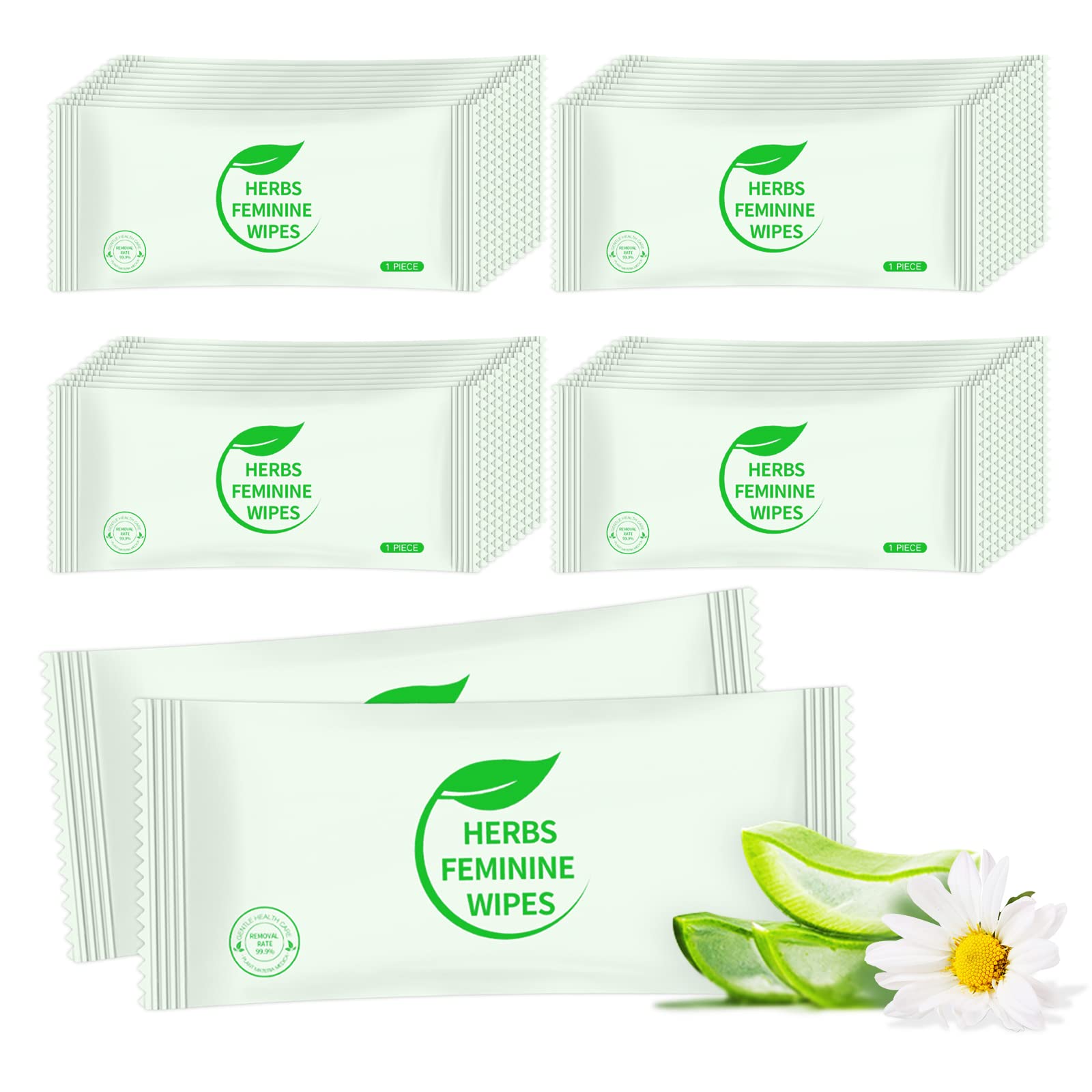 Hipruict Travel Feminine Hygiene Wipes,50 Count Intimate Wipes Feminine Care,Ph Balanced Hipruict Au supplements