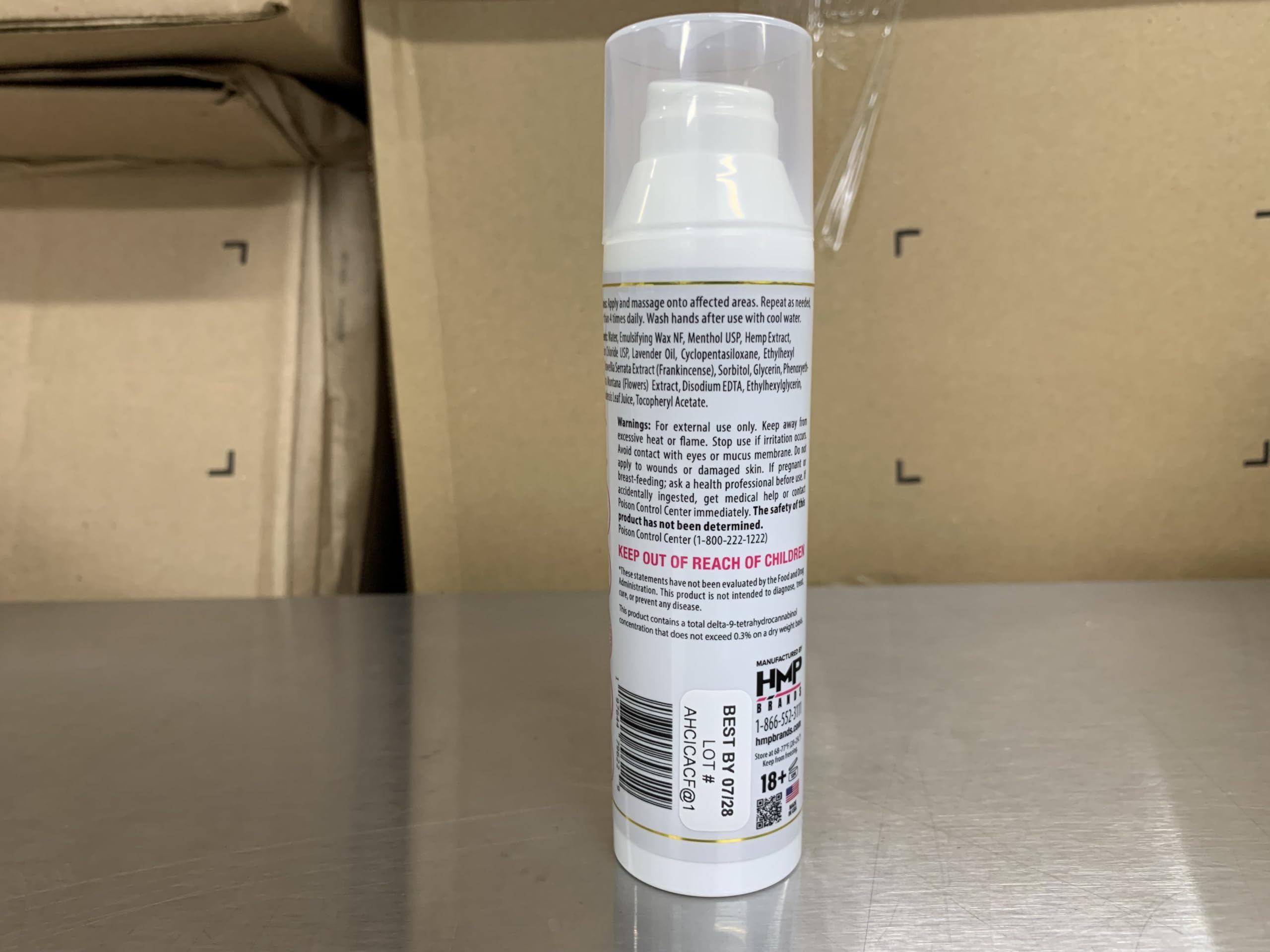 HMP BRANDS Menstrual Cramp Hemp Cream 2000MG with Menthol, Easy to Use, Natural Formula Made in USA 2.1oz HMP BRANDS Au supplements