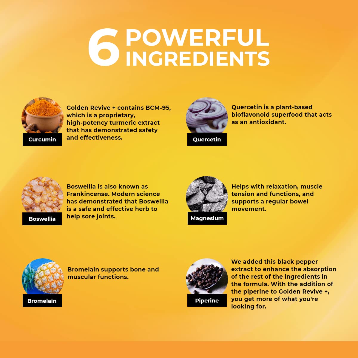 UpWellness Golden Revive + Joint Support with Quercetin, Magnesium, and Turmeric UpWellness Nutrient-Rich Living Au supplements