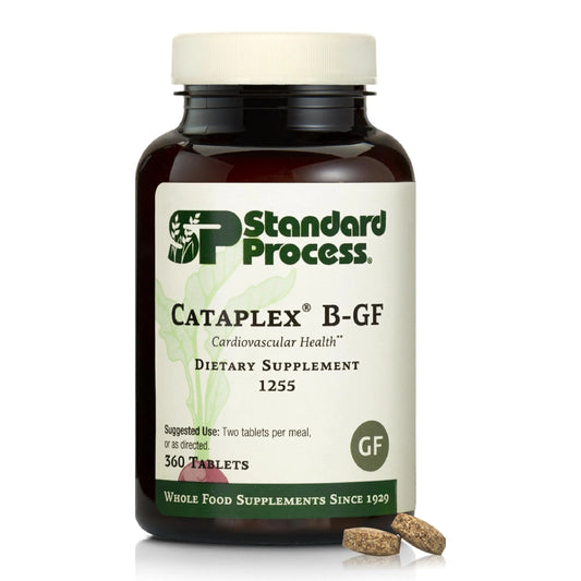 Standard Process Cataplex B-GF - Supports Nervous System Health - B Vitamins for Energy & Heart Support - Aids Energy During Physical Activity - Gluten-Free, Non-Soy & Non-Dairy - 360 Tablets Standard Process Inc.AU supplements