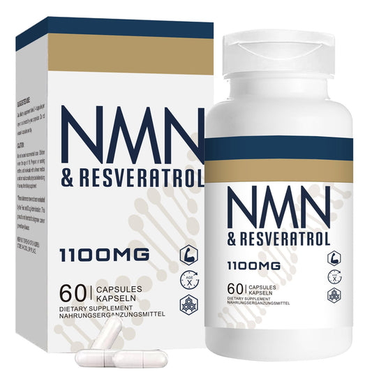 Jeaderly 1100mg NMN & Trans-Resveratrol, 3-in-1 Supplement, 60 Veggie Capsules – Supports NAD+ Boost*, Cellular Energy, Immune Function, Muscle Health & Anti-Aging, 30-Day Supply JeaderlyBuy Supplements Australia