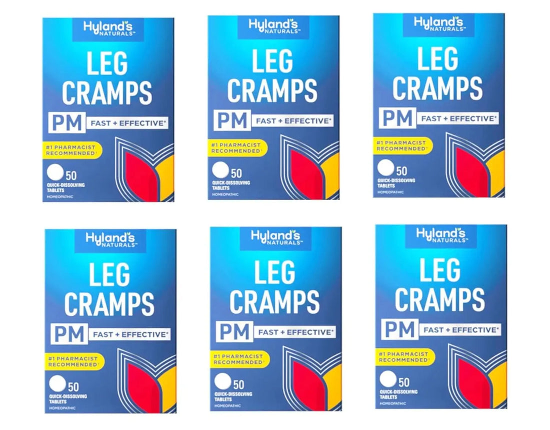 Hyland's Leg Cramps PM With Quinine Tablets 50 ea ( Pack of 6) Hyland's uk supplements