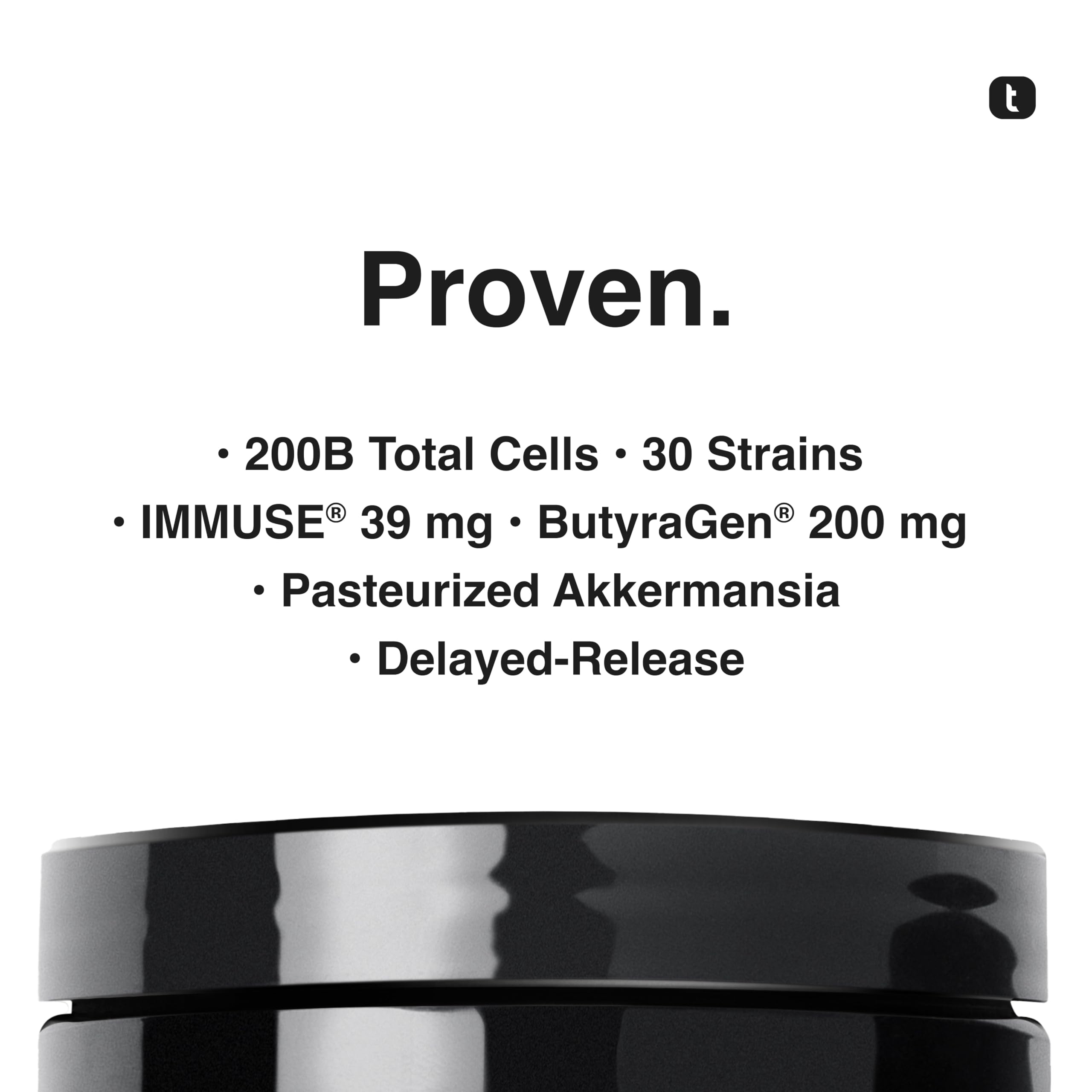 Toniiq Prebiotics and Probiotics – 200B TFU with Postbiotics IMMUSE® & ButyraGen® – 30 Strains – Shelf-Stable Synbiotic Formula – Third-Party Tested – 60 Capsules Toniiq Au supplements