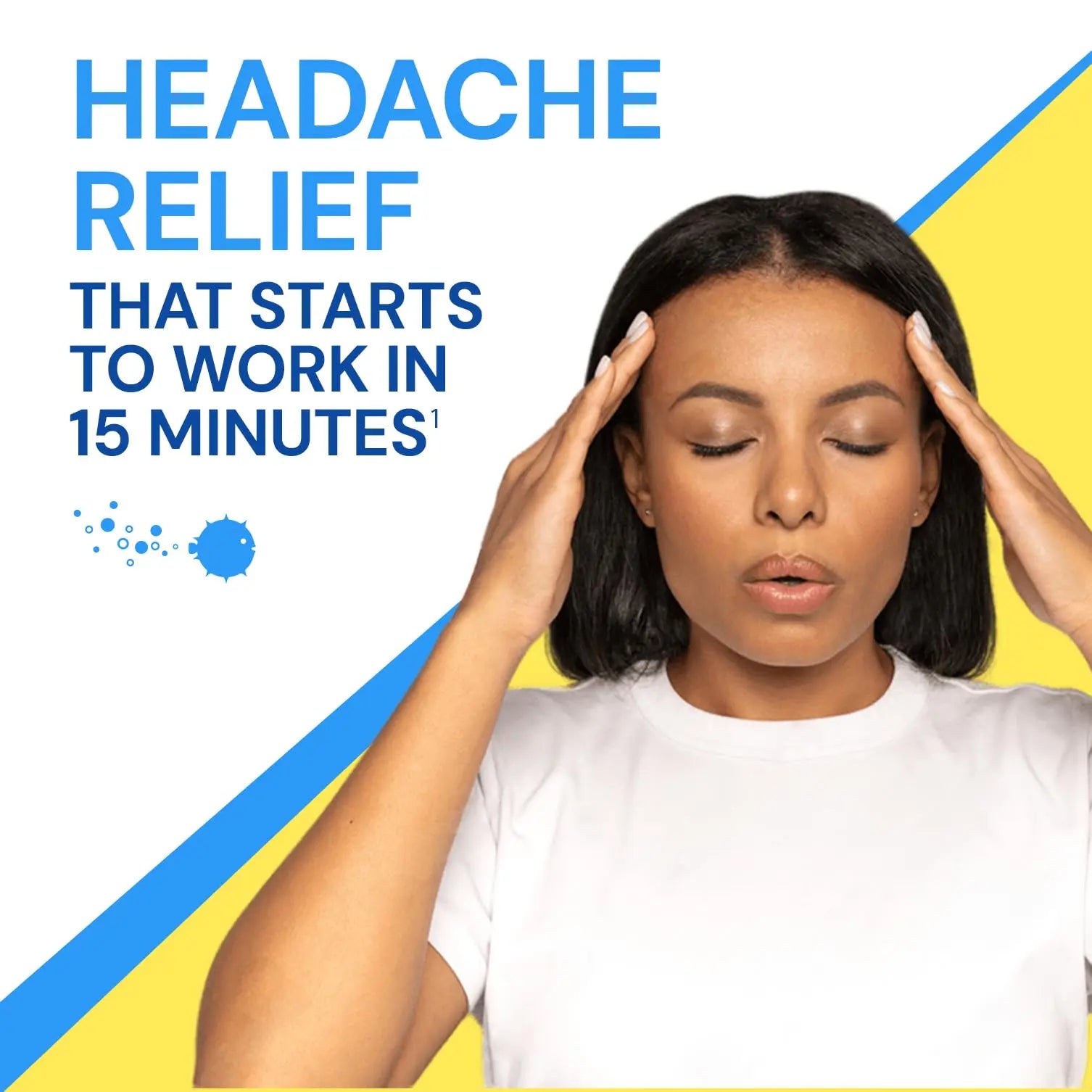 Blowfish for Headaches | Maximum Strength Effervescent Pain Relief Tablets – Treats Headaches Fast, 2X Faster Than Pills – Lemon Flavor (2 Pack) Blowfish Au supplements