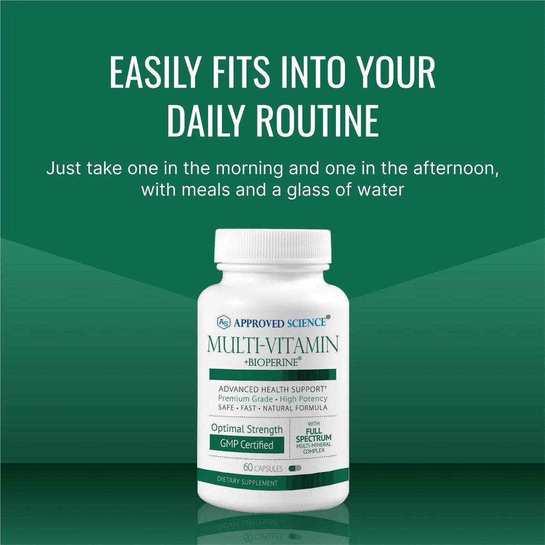 Approved Science Multi-Vitamin - with Full-Spectrum B-Vitamins, Green Tea, Lutein, Lycopene, Zeaxanthin, BioPerine Approved Science uk supplements