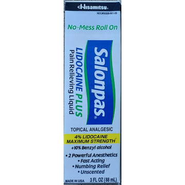 Salonpas LIDOCAINE Plus Liquid (Pack of 4) Salonpas Au supplements