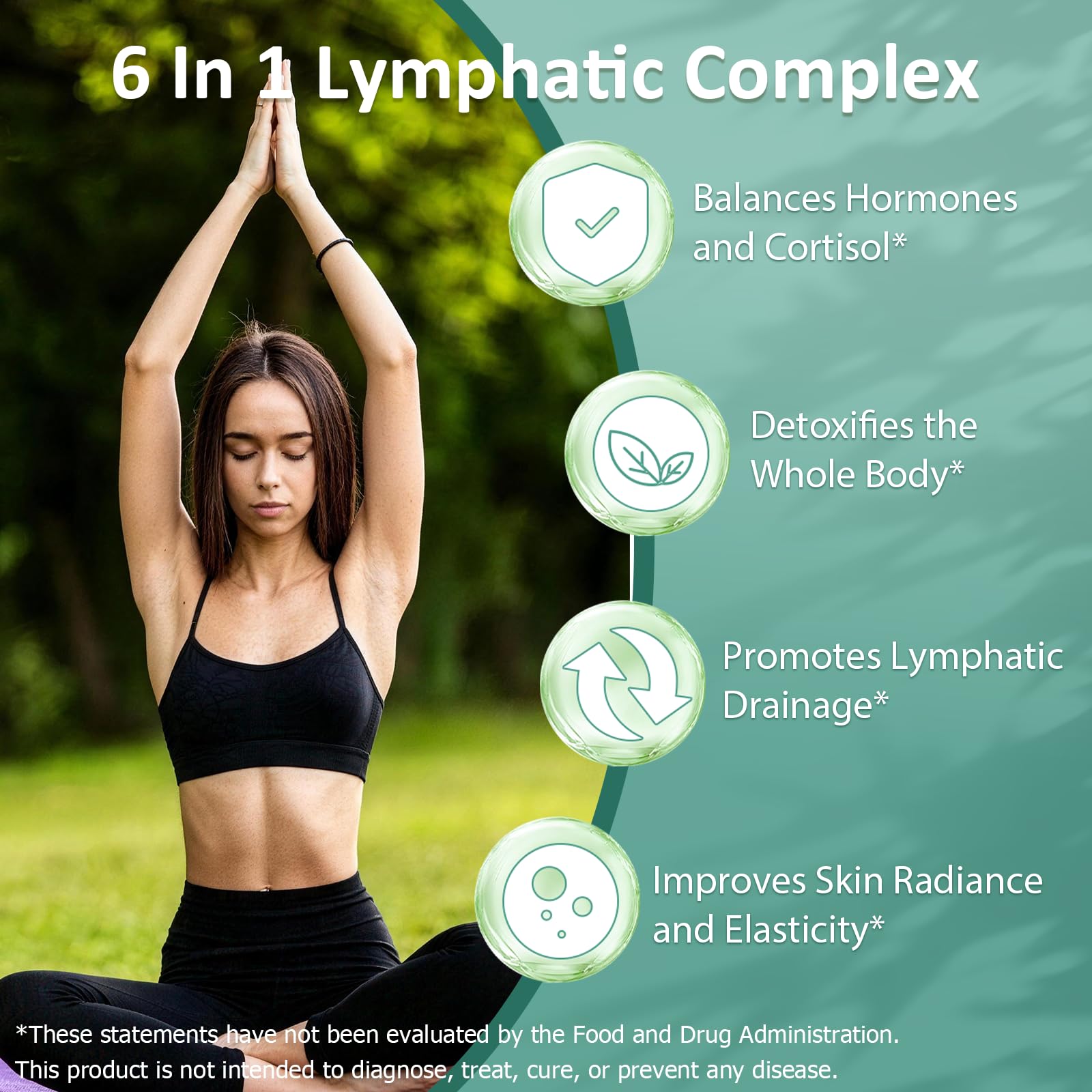 Lymphatic Drainage Drops, 6-IN-1 Lymphatic Complex w. Burdock Dandelion Kelp Cleavers, New Maximum Potency Lymph System Support for Bloat Balance Cortisol Immune Full Body Detox & Skin Vitality JUIWEFKK Au supplements