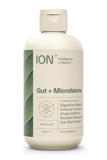 ION* Intelligence of Nature Gut Support Liquid Supplement - Gut & Digestive Health Liquid Drops, Cleanse & Detox with Humic Extract