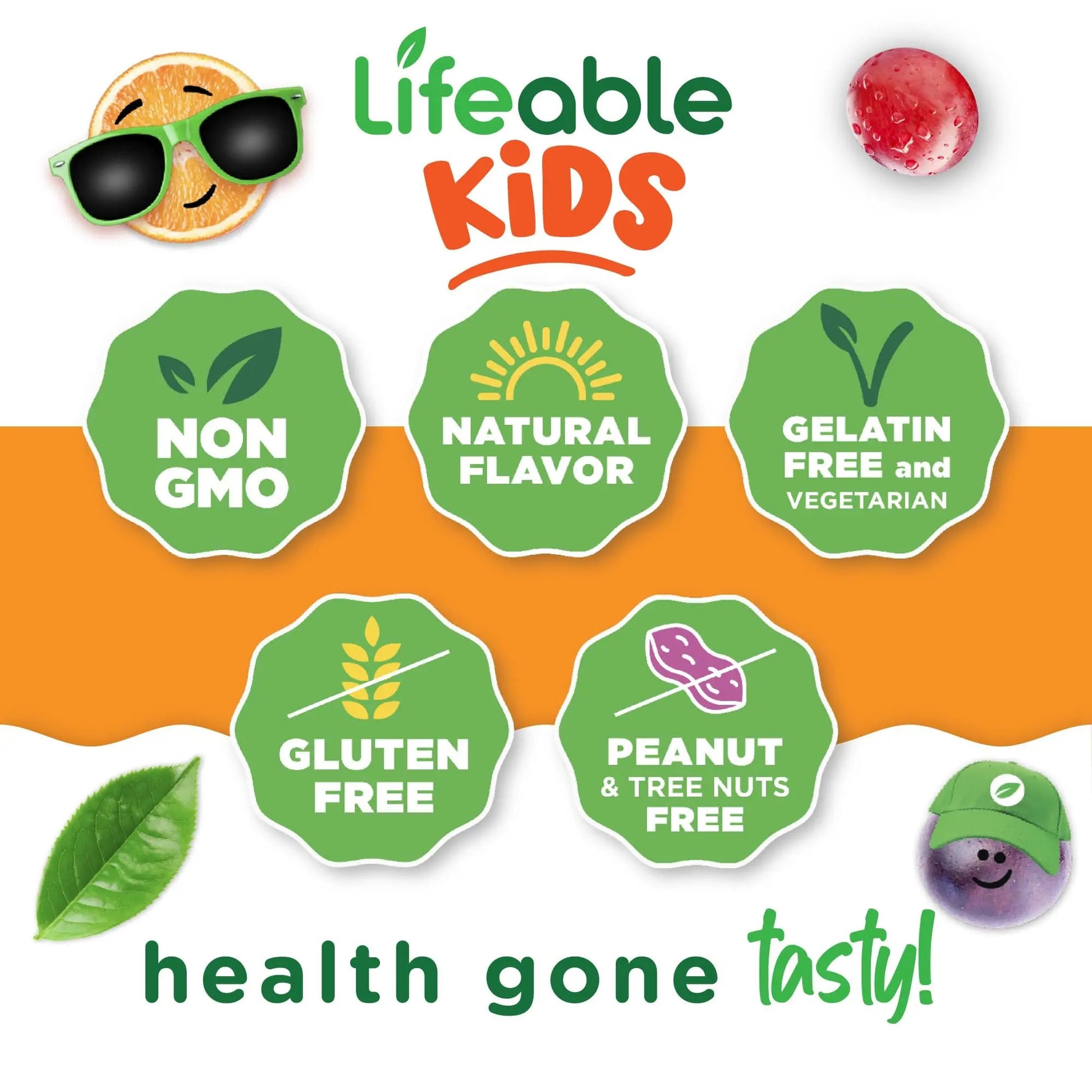 Lifeable Kids Multivitamin with Iron Gummies | Great Tasting Vitamins for Kids | Vegetarian Non-GMO Childrens Multivitamin | 90 Gummies Lifeable Au supplements