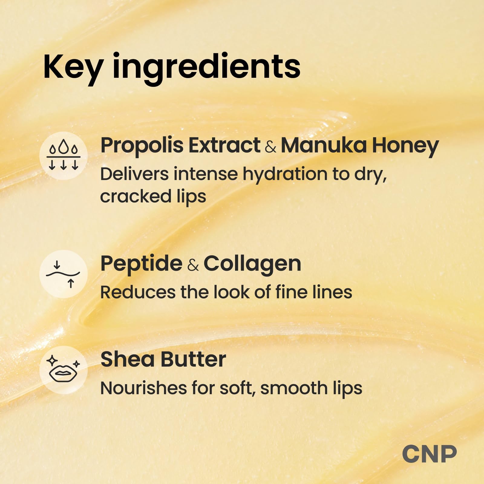 CNP Honey Lip Butter - Propolis Lipcerin™ 01 Original, Hydrating Overnight Manuka Lip Balm & Mask, 12hr Long-Lasting Moisture, Stocking Stuffers, Gifts for Women, 0.5 fl.oz. CNP Au supplements