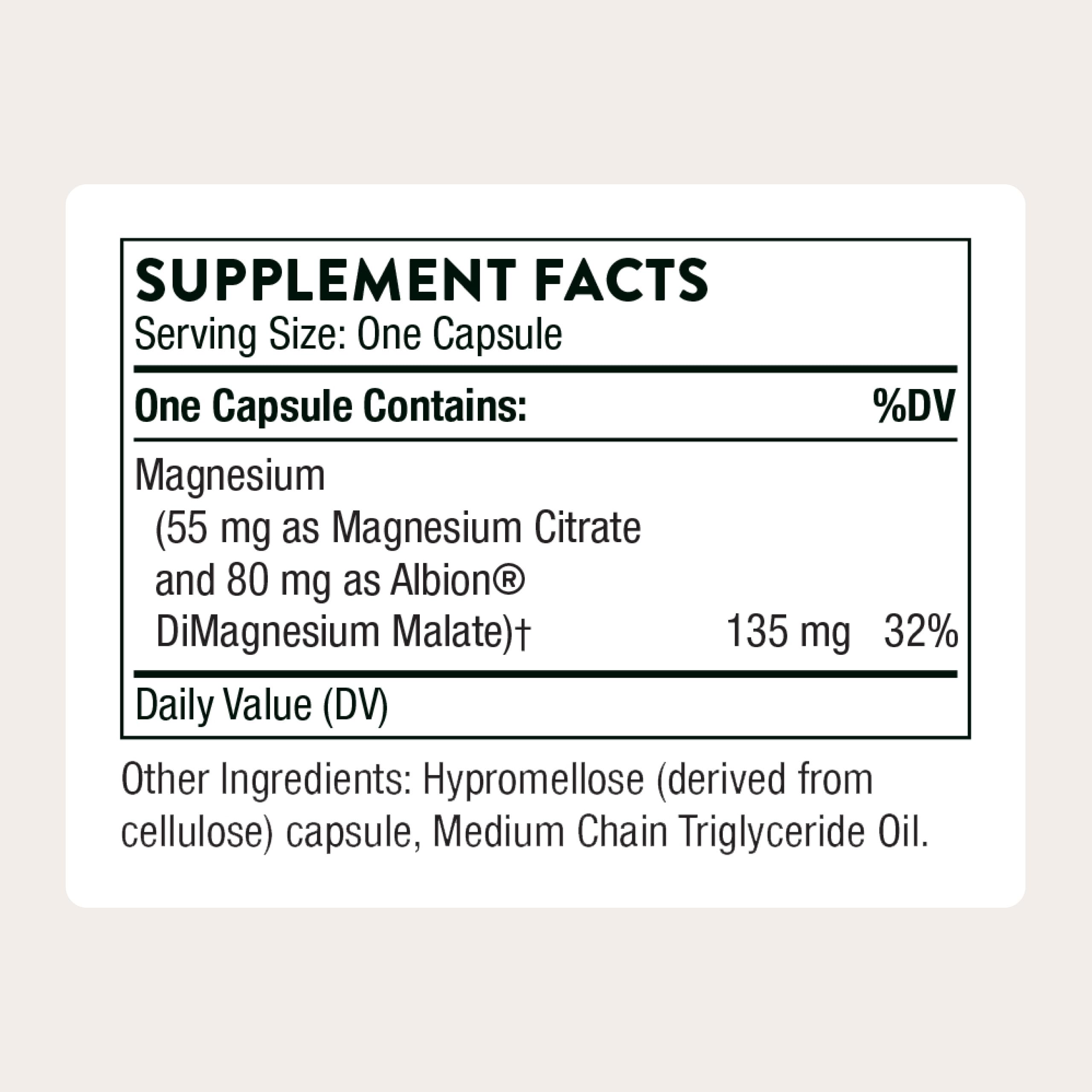THORNE - Magnesium CitraMate - Magnesium Citrate & Malate Supplement - Supports Heart Health, Skeletal Muscles, Cardiac & Lung Function, Bone Density & More* - Third-Party Certified - 90 Servings THORNE Au supplements