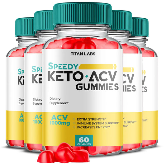 (5 Pack) Speedy Keto ACV Gummies Advanced Weight Loss, Speedy Keto ACV Gummies Titan LabsUS supplements