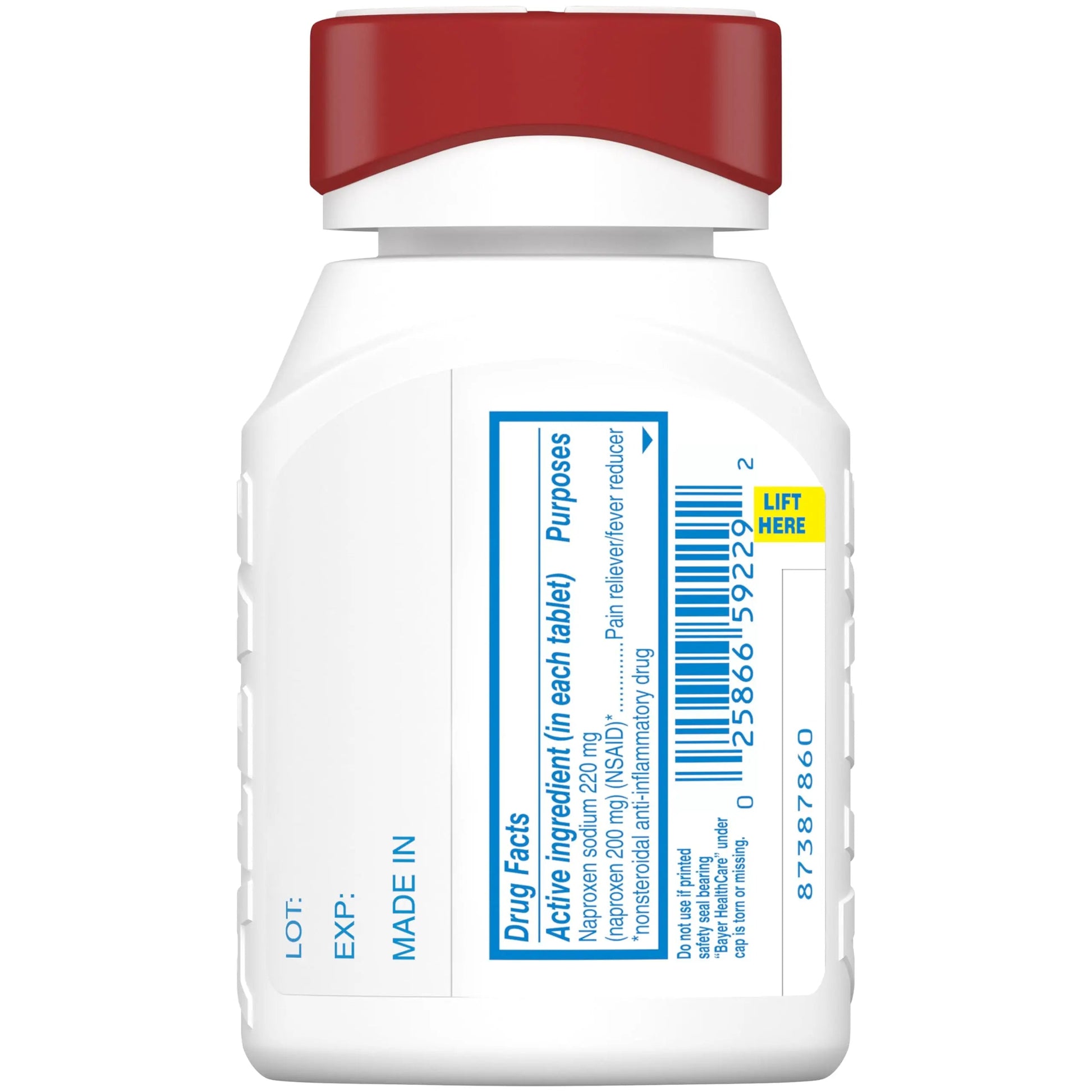 Aleve Gelcaps with Easy Open Arthritis Cap, Naproxen Sodium, Medication for Arthritis Pain, 160 Count Aleve Au supplements