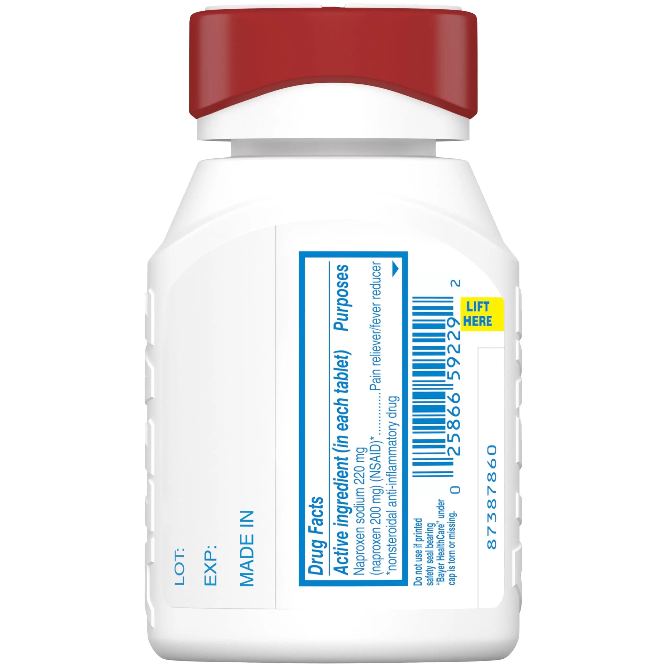 Aleve Gelcaps with Easy Open Arthritis Cap, Naproxen Sodium, Medication for Arthritis Pain, 160 Count Aleve Au supplements